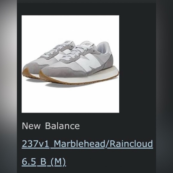 New Balance 327v1 marble head/raincloud Women’s sneaker - Picture 6 of 6